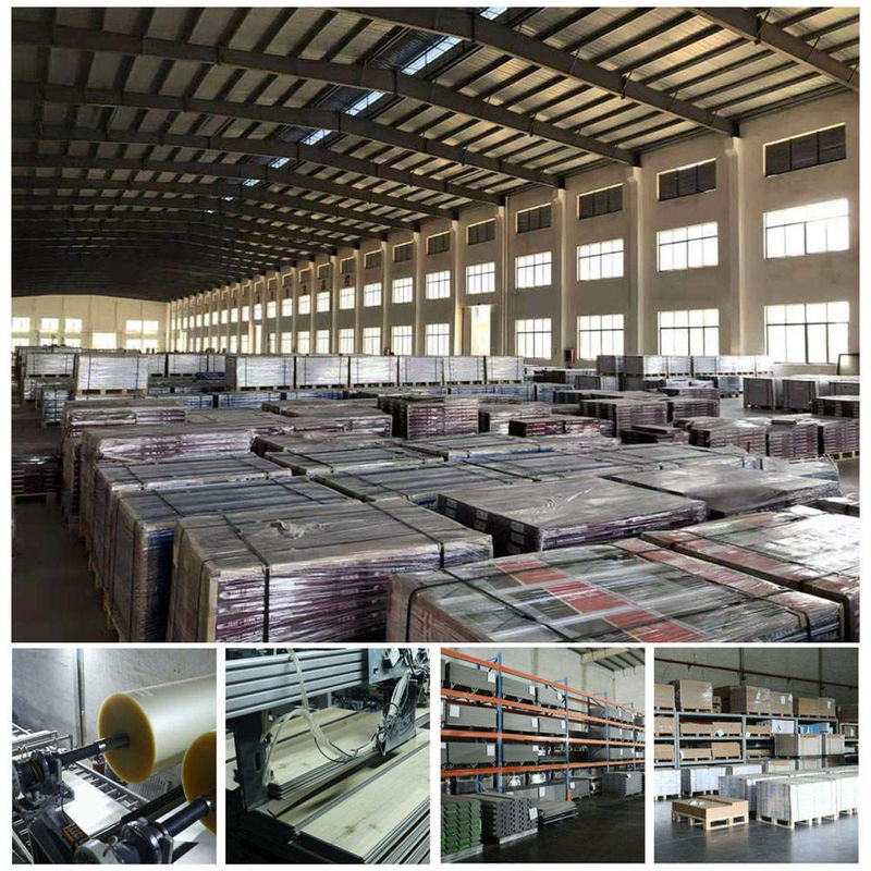 Lớp phủ UV Click Lock SPC Vinyl Flooring Spc Vinyl Tile 5mm Aging Resistance