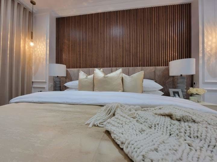 Bảng tường WPC nội thất trang trí nội thất hiện đại 9mm 2,5cm cho nền TV