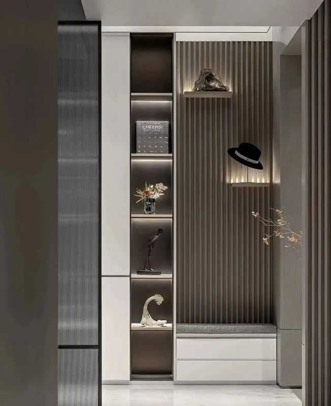 CE / ISO9001 Bảng gỗ lát Wpc Tấm trang trí Wpc Chống tia cực tím