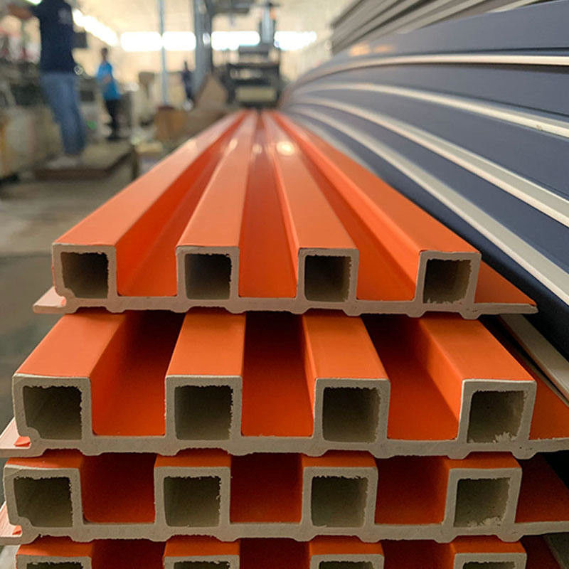 Trang trí nội thất 160 * 24mm Tấm tường Wpc có rãnh 3d Tấm ốp Morden