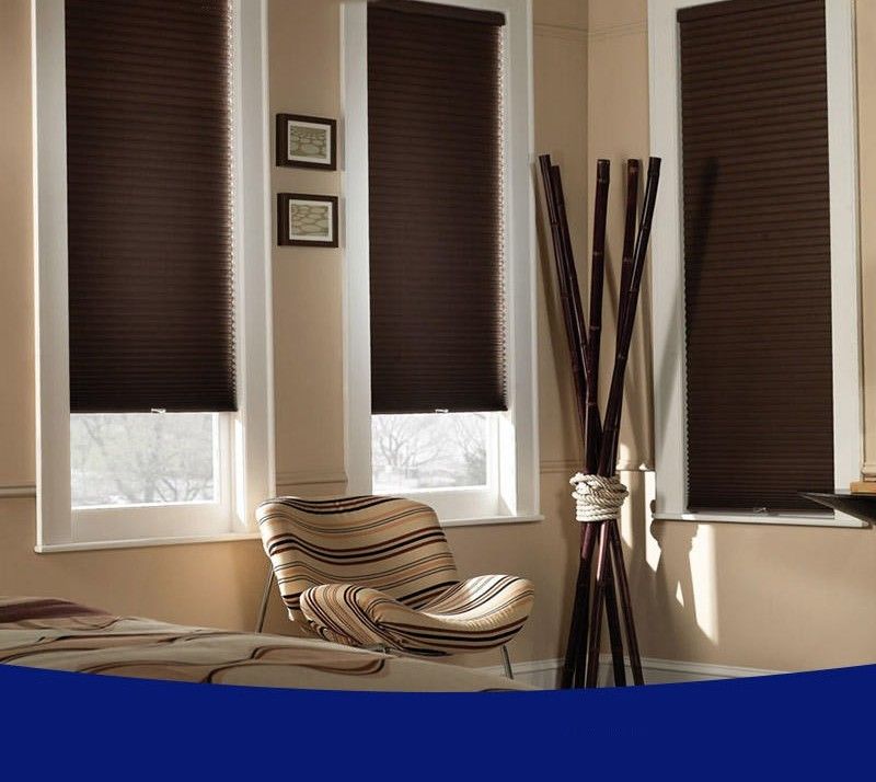 Mành rèm không dây bằng giấy gấp mở thấp hơn Mành xếp nếp tạm thời