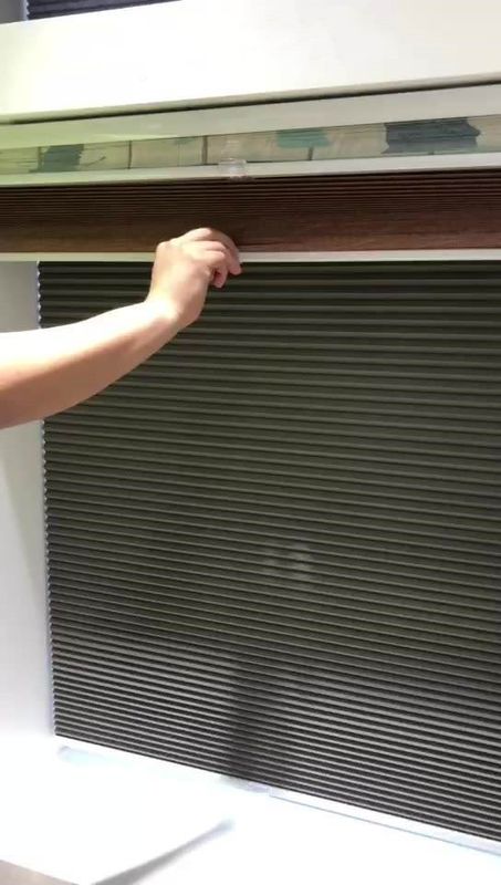 Mành rèm không dây bằng giấy gấp mở thấp hơn Mành xếp nếp tạm thời