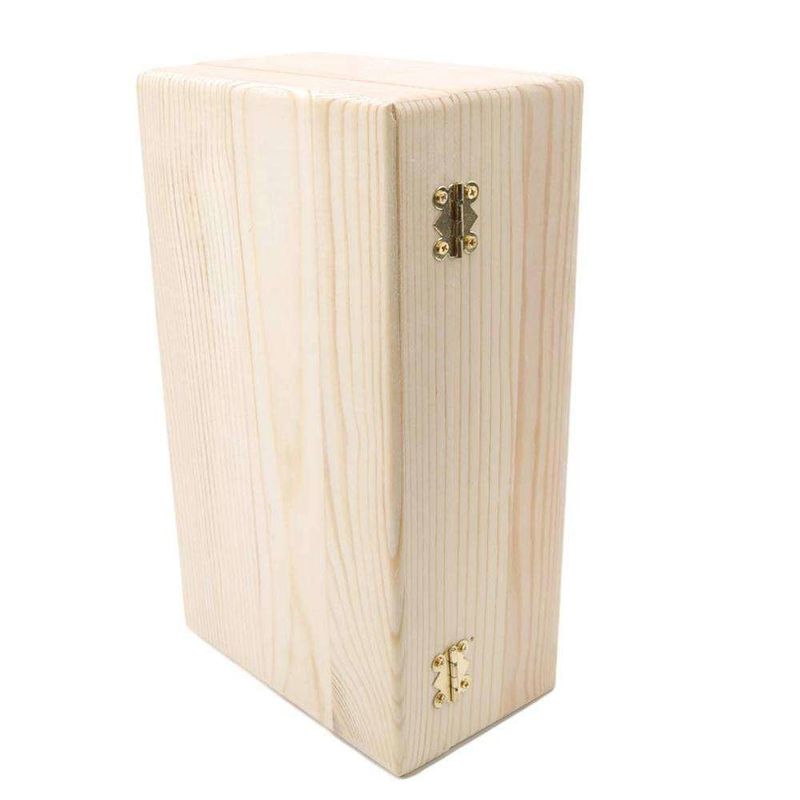 Lễ hội Keepsake Hộp gỗ có bản lề cổ điển Đa chức năng chưa hoàn thành