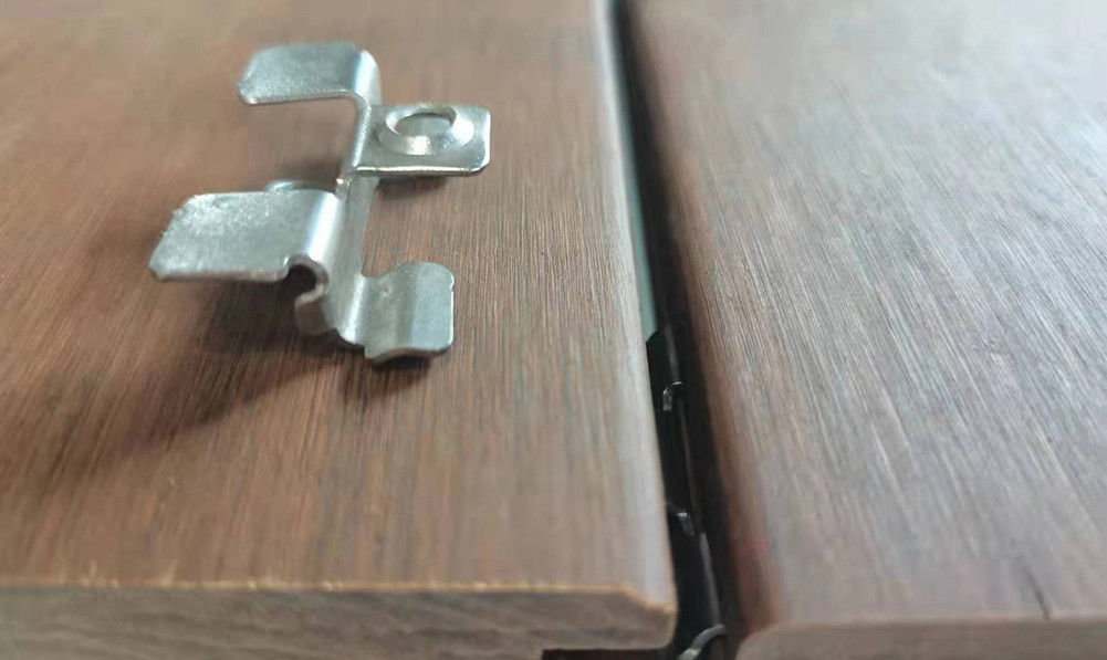 2.2m 2.4m 3.6m Bamboo gỗ sàn Laminated theo chiều dọc với đúc 2 khe nẻ bên