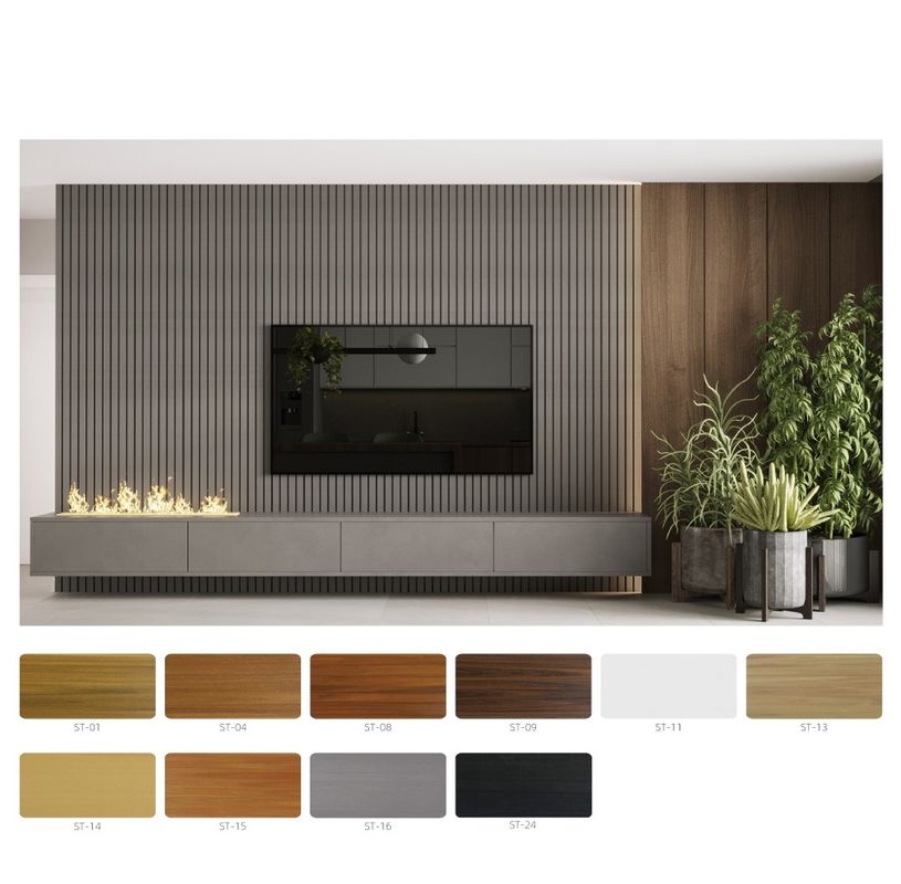 Khách sạn Căn hộ WPC Đồ gỗ trang trí nội thất Bức tường lớn Bức tường trang trí WPC