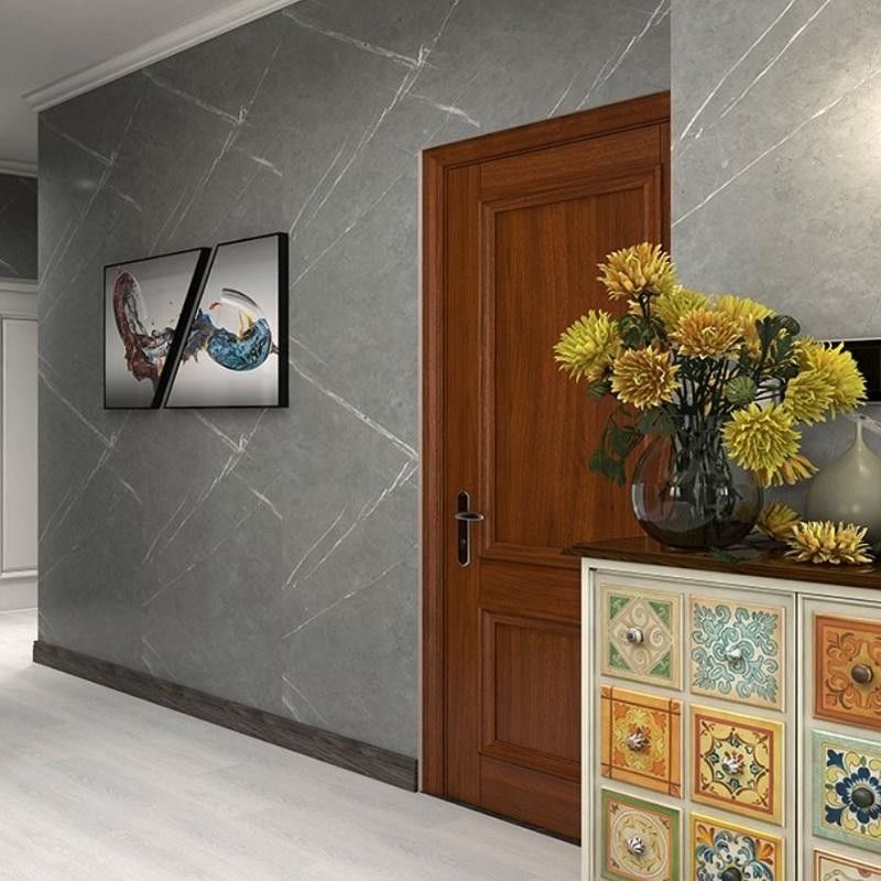 bán nóng PVC nhựa SPC Bảng tường nội thất chống nước đá cẩm thạch phòng tắm Bảng tường cho phòng ướt