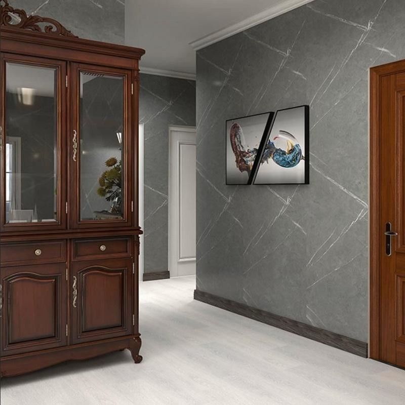 bán nóng PVC nhựa SPC Bảng tường nội thất chống nước đá cẩm thạch phòng tắm Bảng tường cho phòng ướt