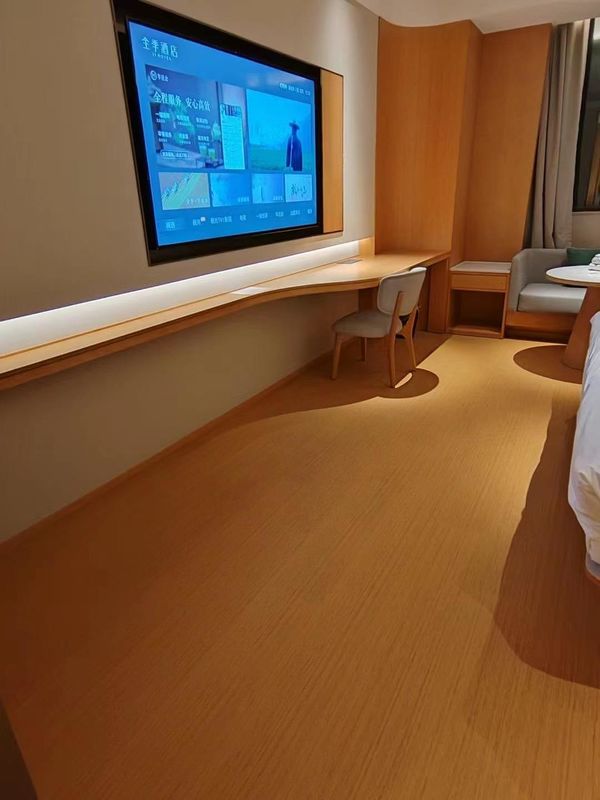 Đồ gốm nhìn đá nhựa composite SPC Click Vinyl plank sàn cho nhà bếp thương mại tường gạch