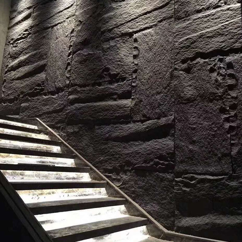 Nhập nước bán lẻ đá PU 3D trang trí ngoài trời nội thất trang trí đá Bảng tường đá nhân tạo đá PU