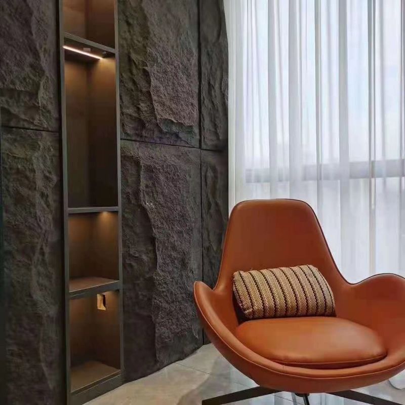 bán nóng nhân tạo PU đá văn hóa cho trang trí bên ngoài tấm tường da giả đá ánh sáng