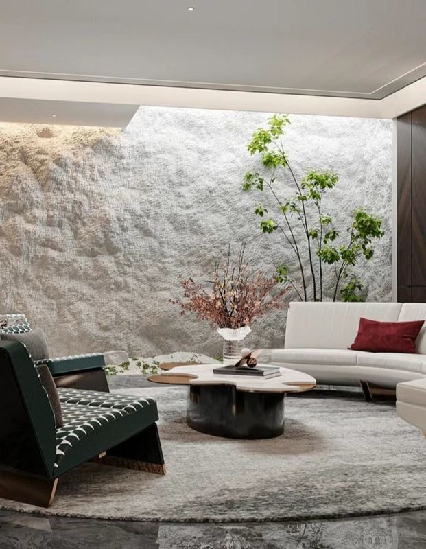 Trọng lượng nhẹ ngoài trời trang trí bên ngoài PU Fux Rock Polyurethane Stone Panel 3D PU Stone Wall Panel