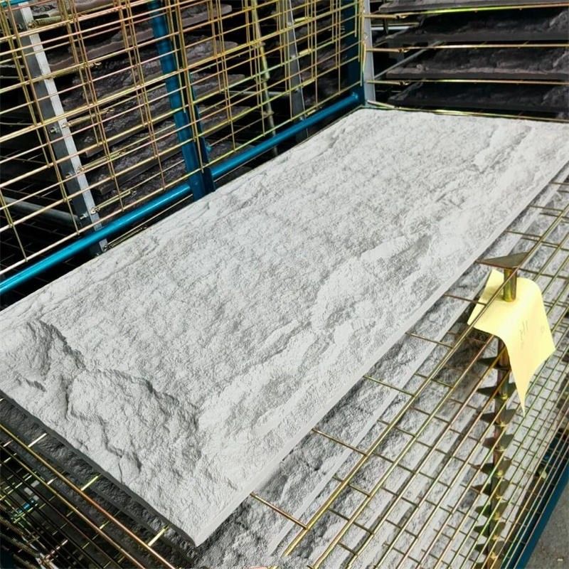 Bức tường bên trong và bên ngoài PU Stone Panel đá giả Bức tường đá nhân tạo