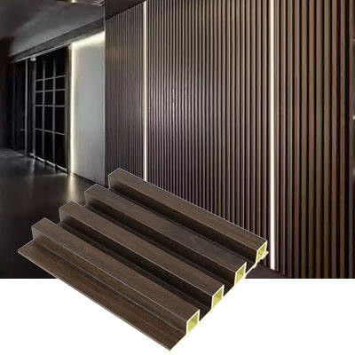 Wpc Bảng tường gỗ nhựa composite Bọc tường Nội thất trang trí vật liệu