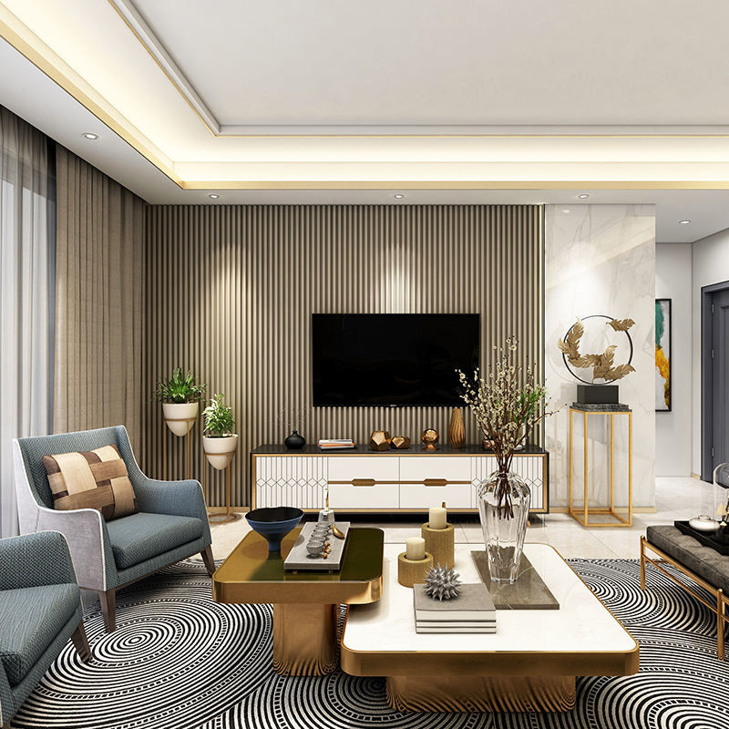 Wpc Bảng tường gỗ nhựa composite Bọc tường Nội thất trang trí vật liệu