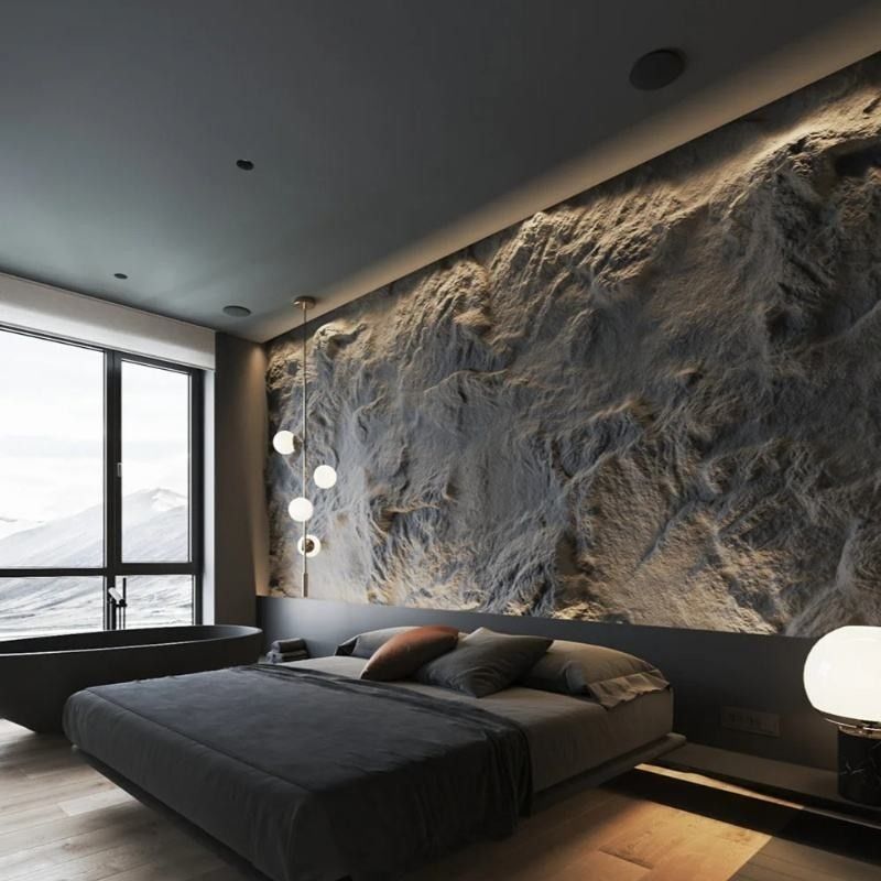 Giá nhà máy đá văn hóa nhân tạo PU đá bọt cho trang trí tường PU 3D tấm tường