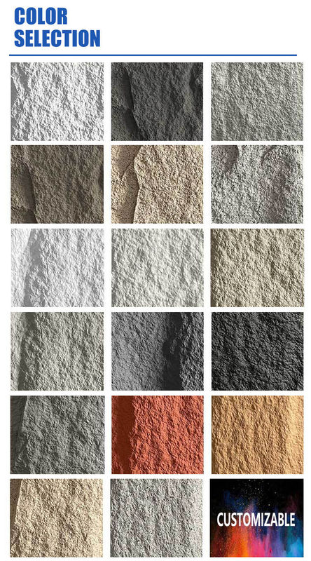 Pu Stone Wall Panel Polyurethane Stone Panel 3D Wall Panel Board Lượng nhẹ nhân tạo Slate Stone