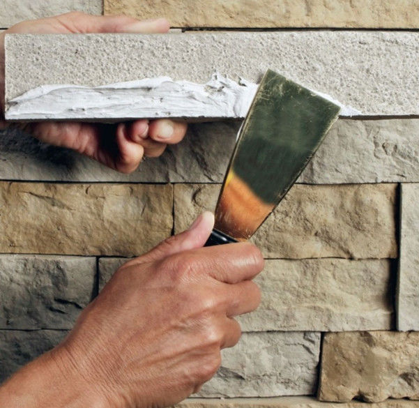 Đá nhân tạo Pu Wall Panel Pu Rock Panel Đá giả Veneer Đá văn hóa tự nhiên Cho tường bên ngoài