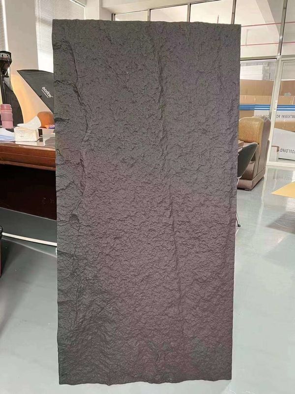 3D bán buôn nghệ thuật nội thất ngoài trời PU đá polyurethane đá nhân tạo bọc tường bảng