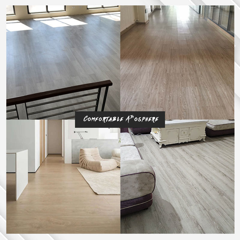 Giá nhà máy chống cháy chống nước nhựa Click Floor Spc Cho Nhà Văn phòng PVC SPC LVT LVP Vinyl Plank sàn