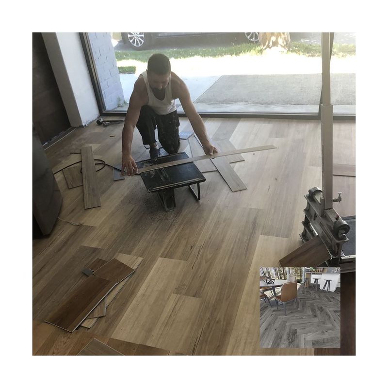 EIR gỗ kết cấu Herringbone Floating Parquet Luxury Rigid PVC Vinyl Plank sàn SPC