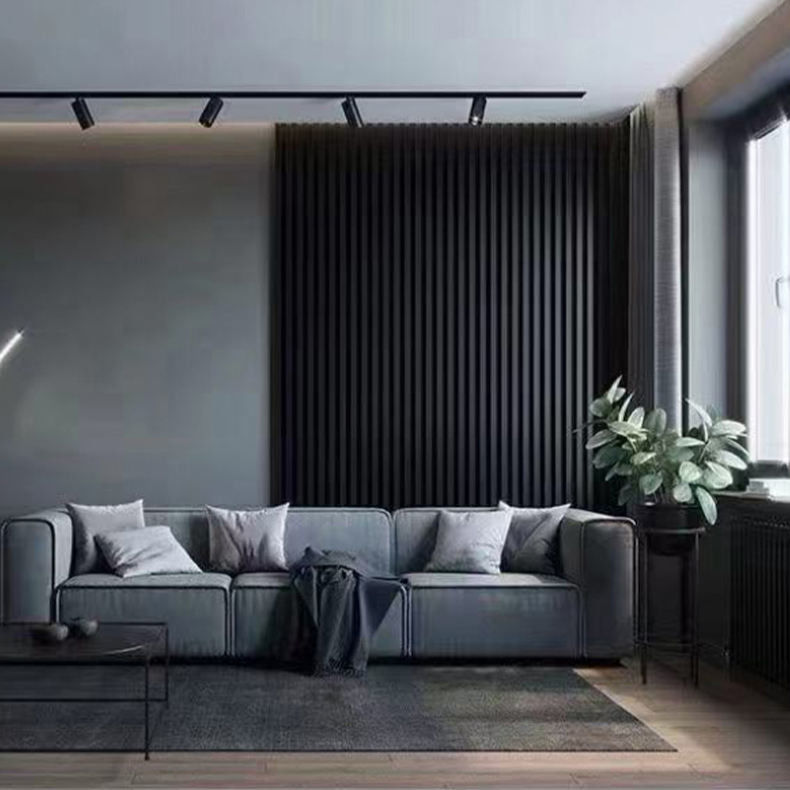 Nhà máy bán buôn gỗ sinh thái Bảng tường WPC PVC Bảng tường nhựa TV Bức tường cho nội thất ngoài trời màu sắc tùy chỉnh