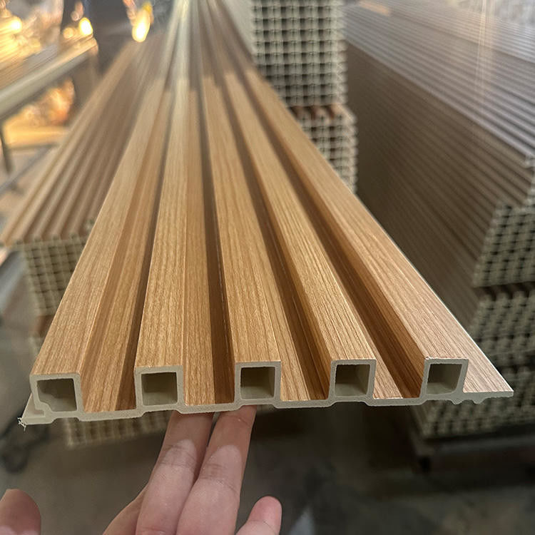 Thiết kế SONSILL Morden Thiết kế tùy chỉnh chống nước WPC tường trong nhà Thiết kế nội thất WPC tường thay thế gỗ