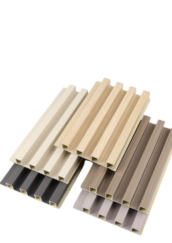 Giá rẻ Trang trí nhà vật liệu xây dựng kinh tế gỗ hạt PVC Wpc Bức tường