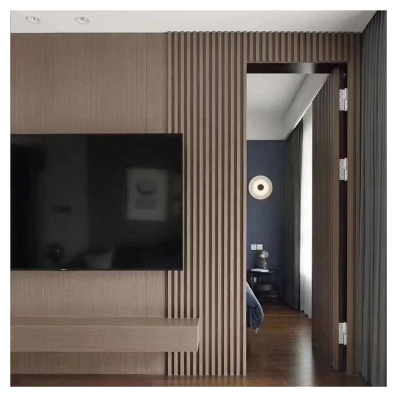 Giá rẻ Trang trí nhà vật liệu xây dựng kinh tế gỗ hạt PVC Wpc Bức tường