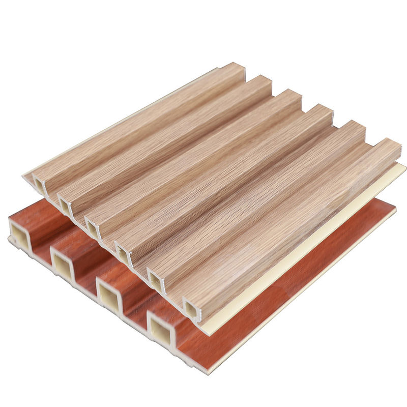 Nhà máy Thiết kế nội thất gỗ nhựa composite PVC lớp phủ lớp phủ Bảng tường lồng Wpc Bảng tường nội thất