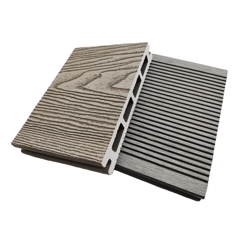 gỗ ngoài trời nhựa composite Decking sàn gỗ 3D nổi WPC sàn composite sàn