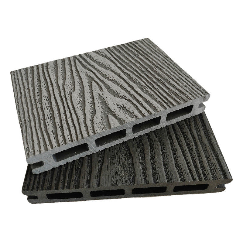 gỗ ngoài trời nhựa composite Decking sàn gỗ 3D nổi WPC sàn composite sàn