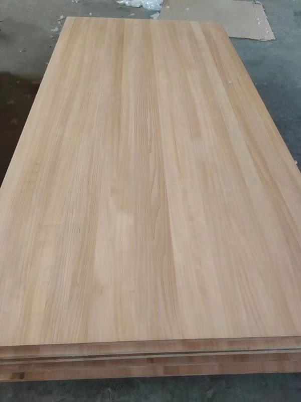 Solid Aspen poplar board trắng trần và màu carbon cho đồ nội thất khung giường hoặc vật liệu quan tài