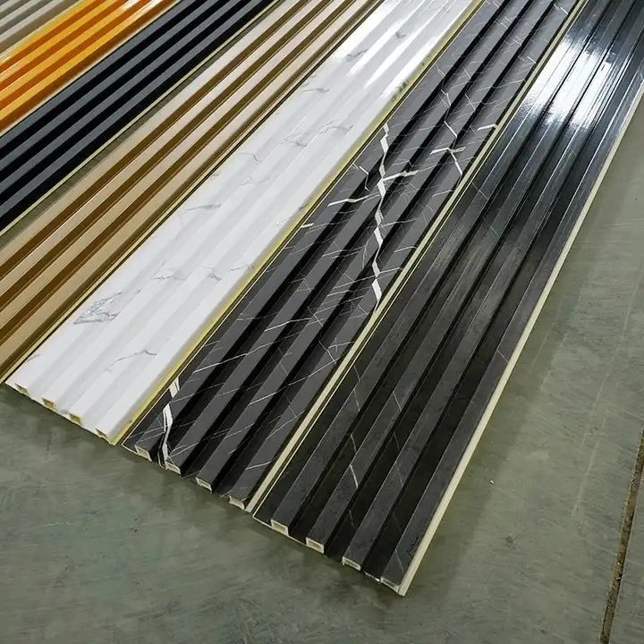 Chất lượng cao gỗ nhựa tổng hợp trang trí nội thất trang trí 3D chống nước Wpc bên ngoài tường