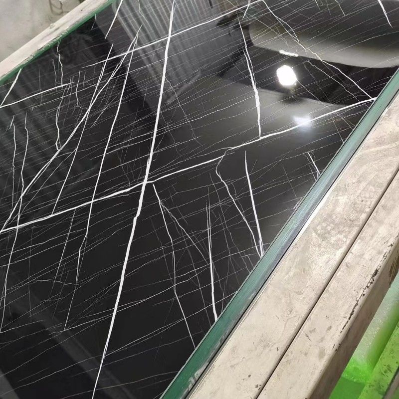 UV Board PVC Laminate Sheet 1220*2440mm Nội thất trang trí Marble Wall Covering Panel