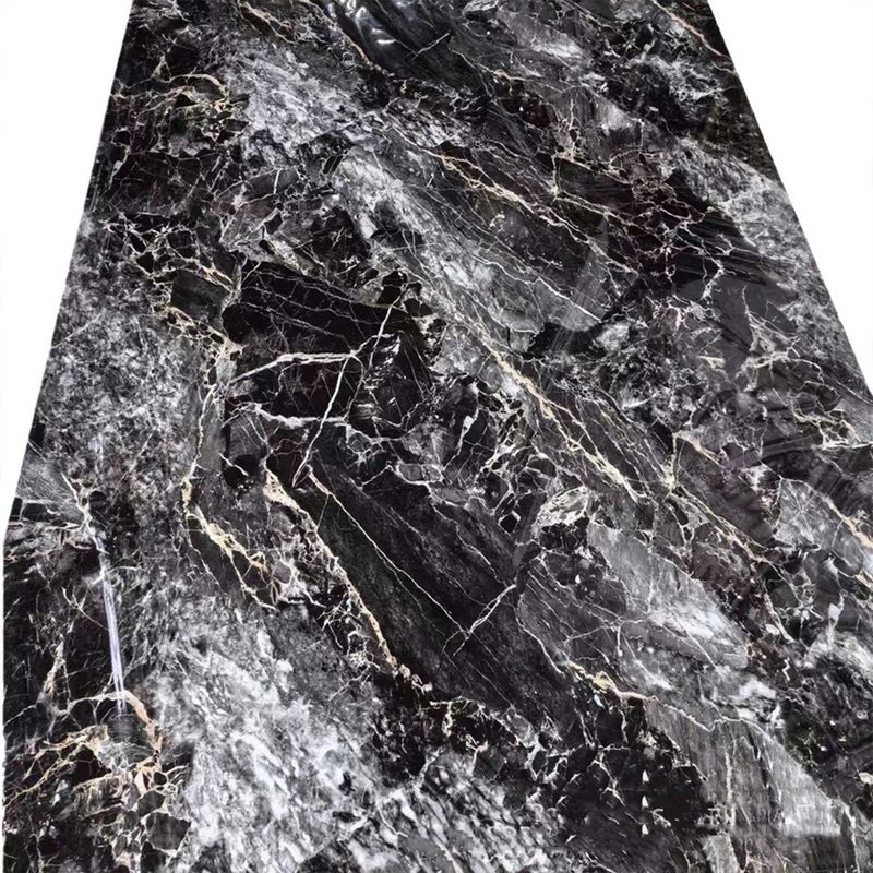 Lightweight UV PVC đá cẩm thạch tấm tường trong 3mm hoặc 4mm độ dày 3d