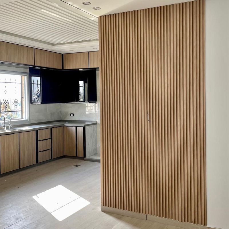 16cm Nội thất WPC trang trí gỗ Composite nội thất tường bảng