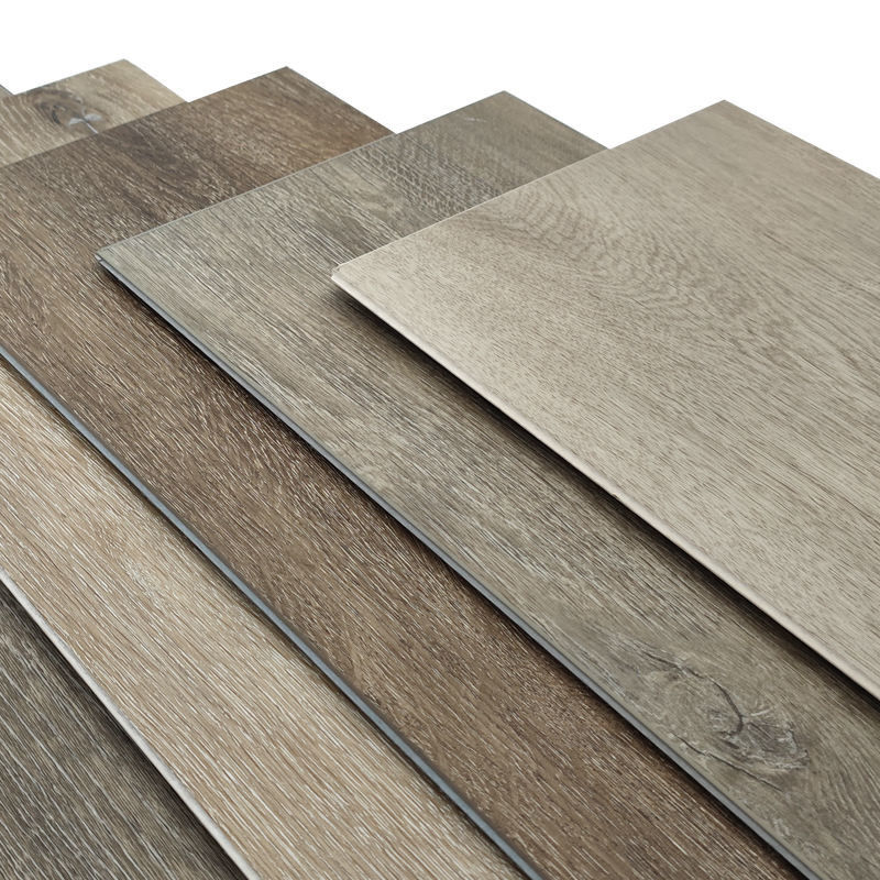 Goma phòng tập thể dục tự dán nhựa gỗ rắn hình vuông đá cẩm thạch siêu hấp thụ lều gỗ gỗ Vinyl Parquet sàn