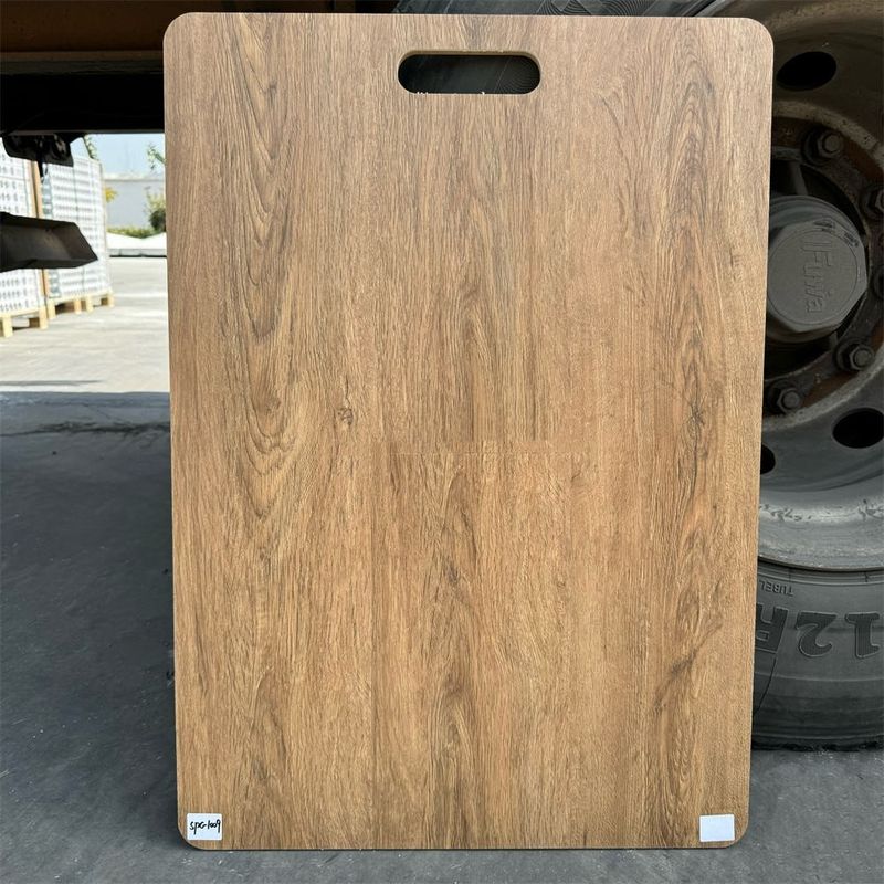 Không thấm nước 4mm 5mm 6mm gỗ hạt vinyl ván Click khóa PVC nhựa sàn SPC cho trong nhà