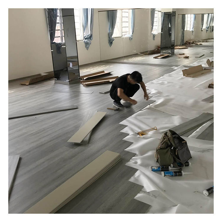 4mm 180 * 1220mm PVC sàn vinyl sàn SPC Click chống nước sàn nhựa SPC