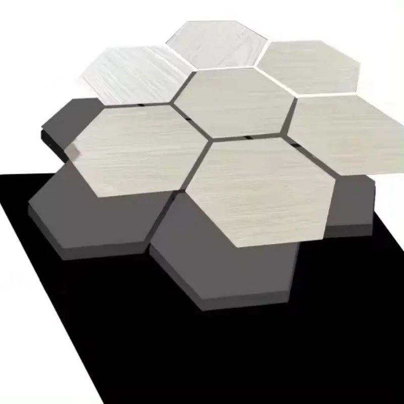 Cải thiện trải nghiệm âm thanh 3D Hexagon Khám tường gỗ chống âm màu hồng màu cam màu trắng hoặc tùy chỉnh