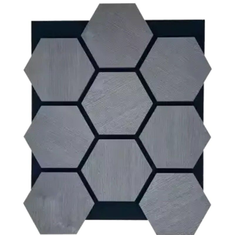 Cải thiện trải nghiệm âm thanh 3D Hexagon Khám tường gỗ chống âm màu hồng màu cam màu trắng hoặc tùy chỉnh