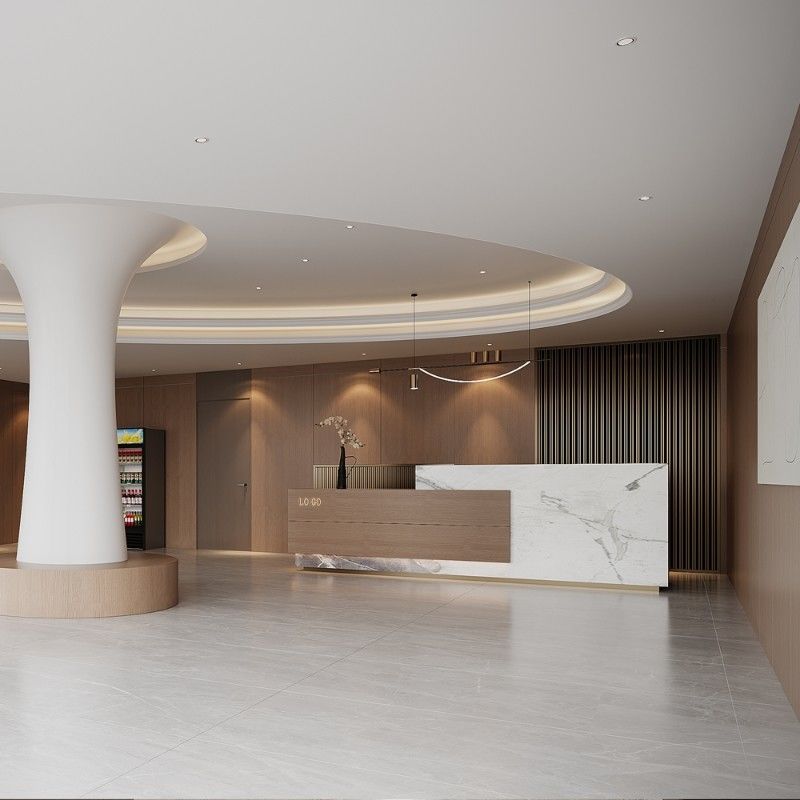 Bamboo than gỗ veneer board gương bên cạnh chống cháy PVC tường bảng cho văn phòng căn hộ