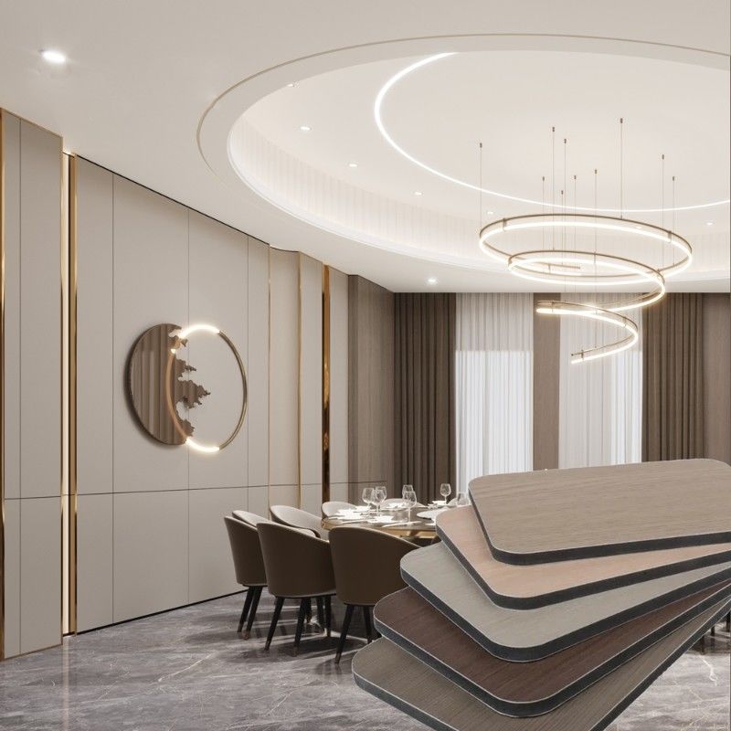 Bamboo Charcoal Board gỗ Carbon Crystal Plate Veneer Bảng tường & Bảng PVC Bảng tường