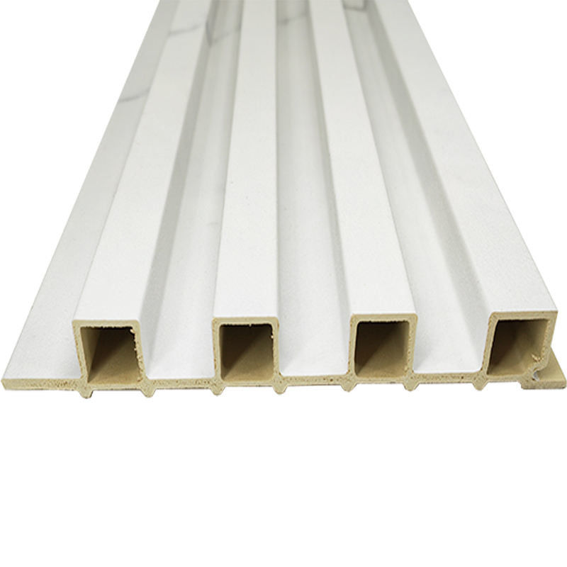 Thiết kế nội thất hiện đại Louver trang trí 3d Wpc Wall Panel cho tường hoặc trần nhà và TV trong nhà