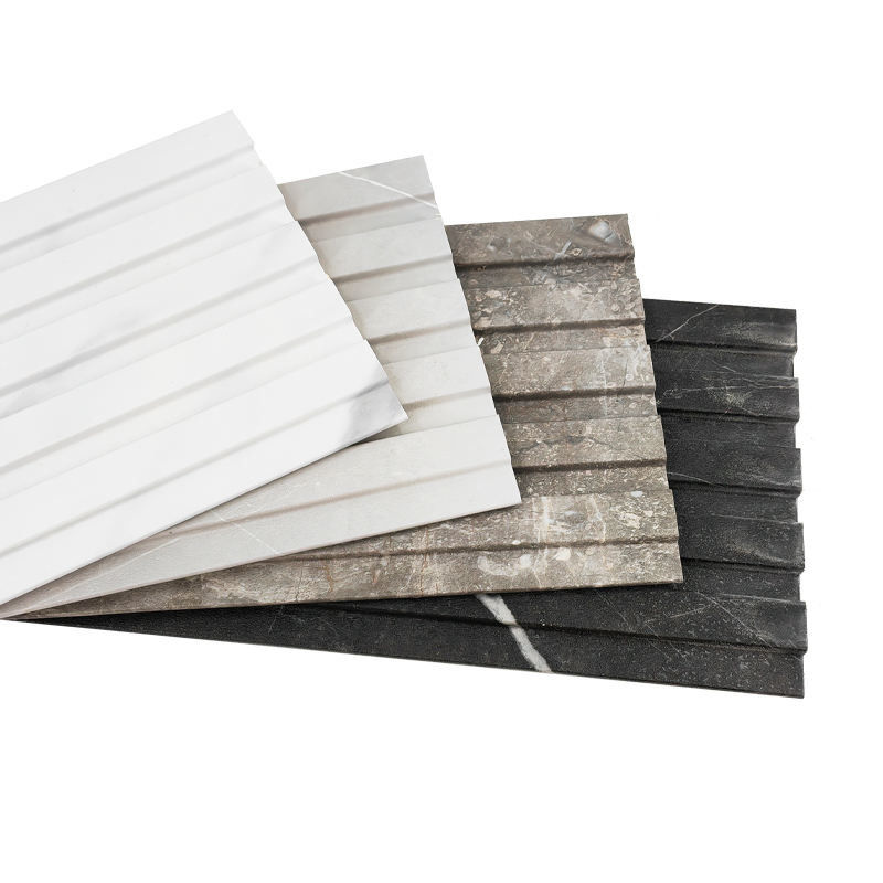 Thiết kế nội thất hiện đại Louver trang trí 3d Wpc Wall Panel cho tường hoặc trần nhà và TV trong nhà