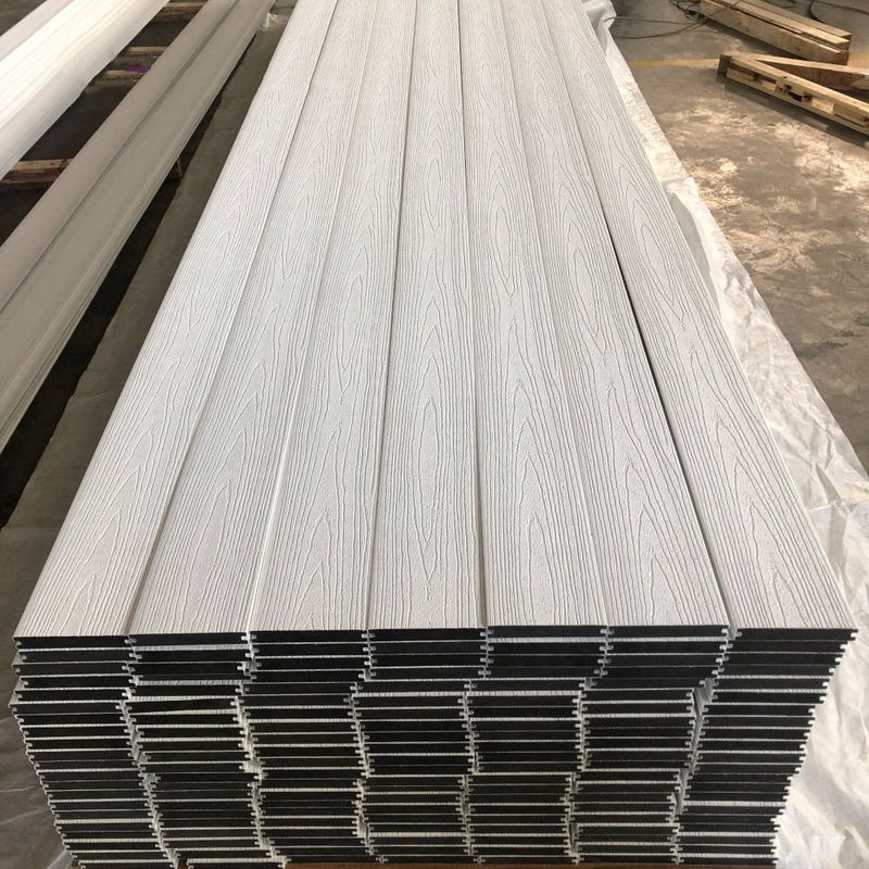 Đường sàn sàn không thấm nước đồng ép châu Âu WPC Hỗn sàn Composite Decking Outdoor Use Brushed Wood Plastic Composite