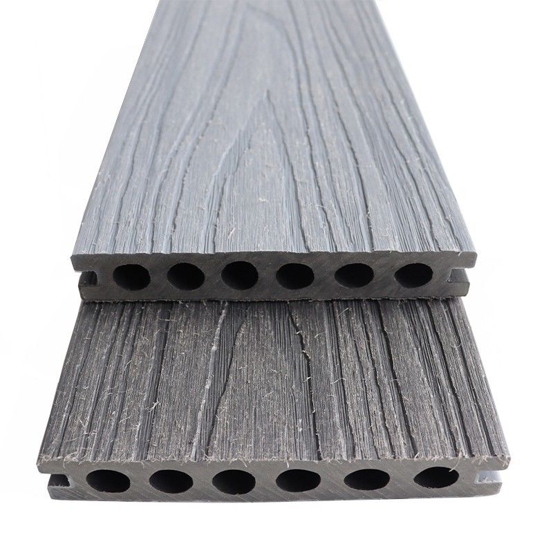 UV ổn định bên ngoài Solid Waterproof Cây cao độ bền CE chứng nhận WPC gỗ nhựa kết hợp sàn Of hai màu