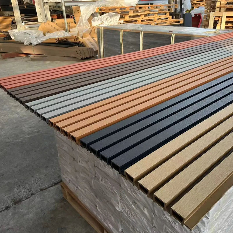 Ống tường chất lượng cao Wpc bên ngoài bên ngoài Composite bên ngoài Wpc tường Ống tường bên ngoài Ống tường bên ngoài