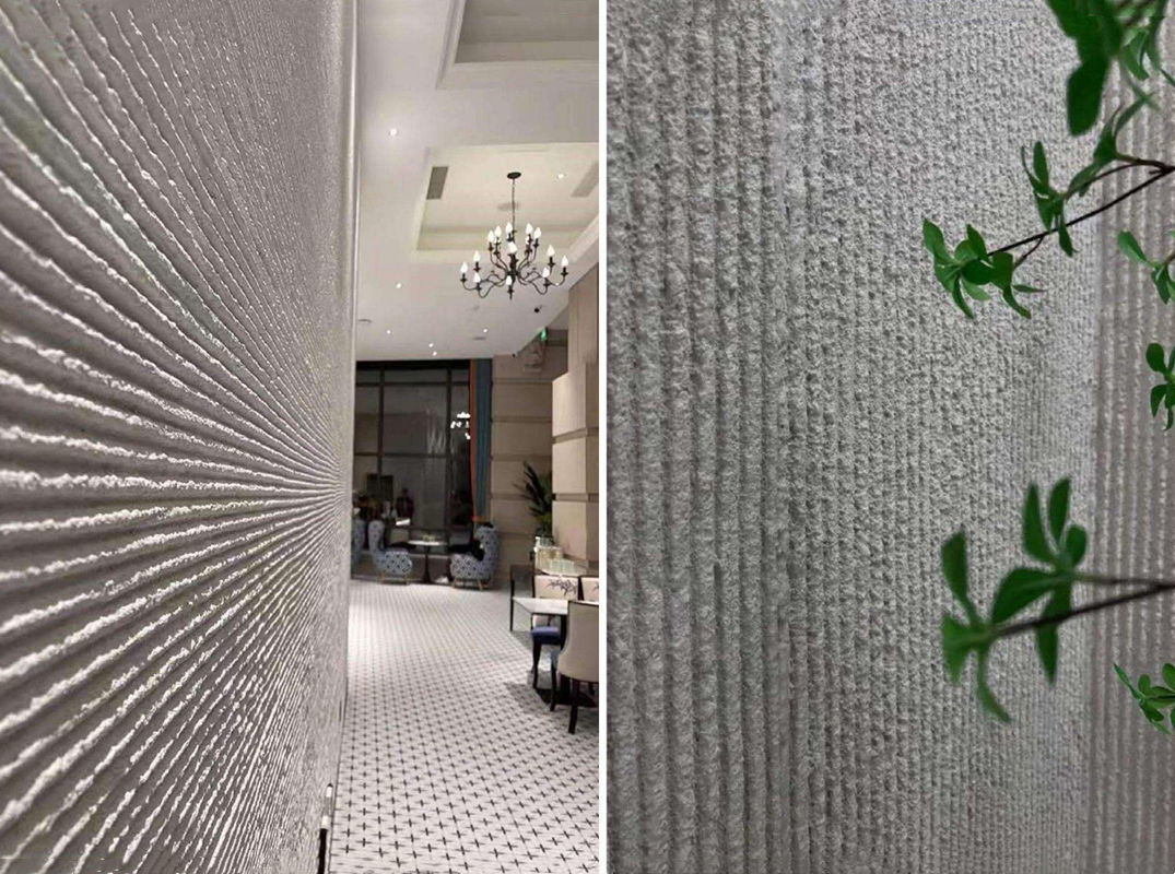 Không thấm nước 3D Dẻo mềm Travertine linh hoạt đá nhân tạo Veneer Bức tường Thiết kế hiện đại