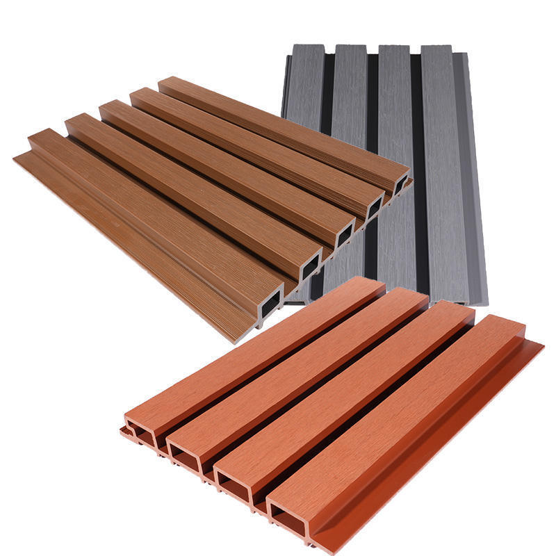 Tấm ốp tường WPC ngoài trời hiện đại, dễ lắp đặt và thiết kế cổ điển, tính năng chống thấm nước cho không gian ngoài trời